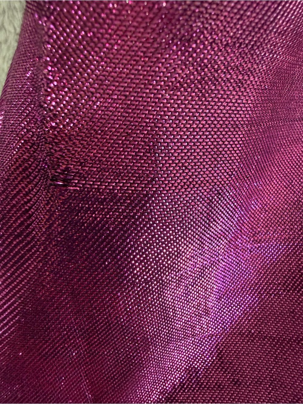 Kenzo Metallic Fuchsia Ruffle Mini Dress - Picture 6 of 6